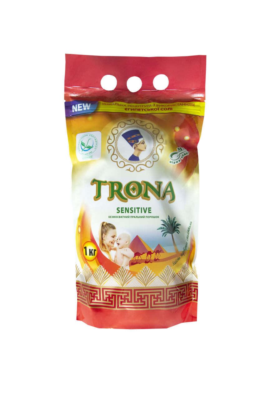 ЕКО Порошок для прання TRONA SENSETIVE 1,0 кг